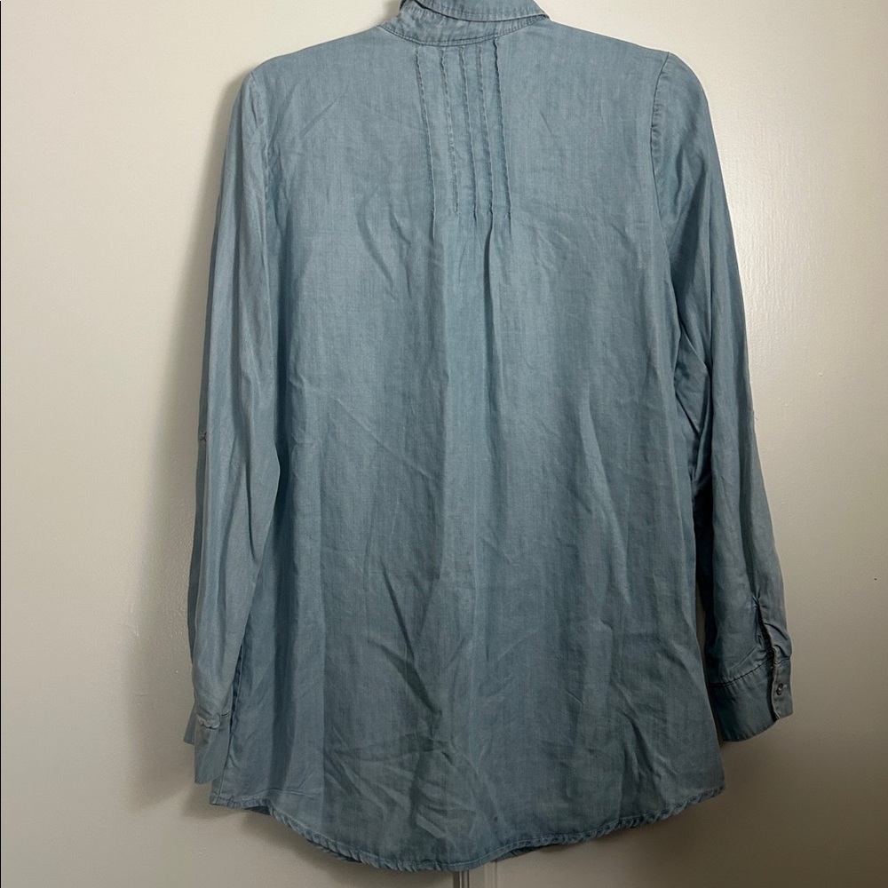 Soft Surroundings Chambray Top - image 7